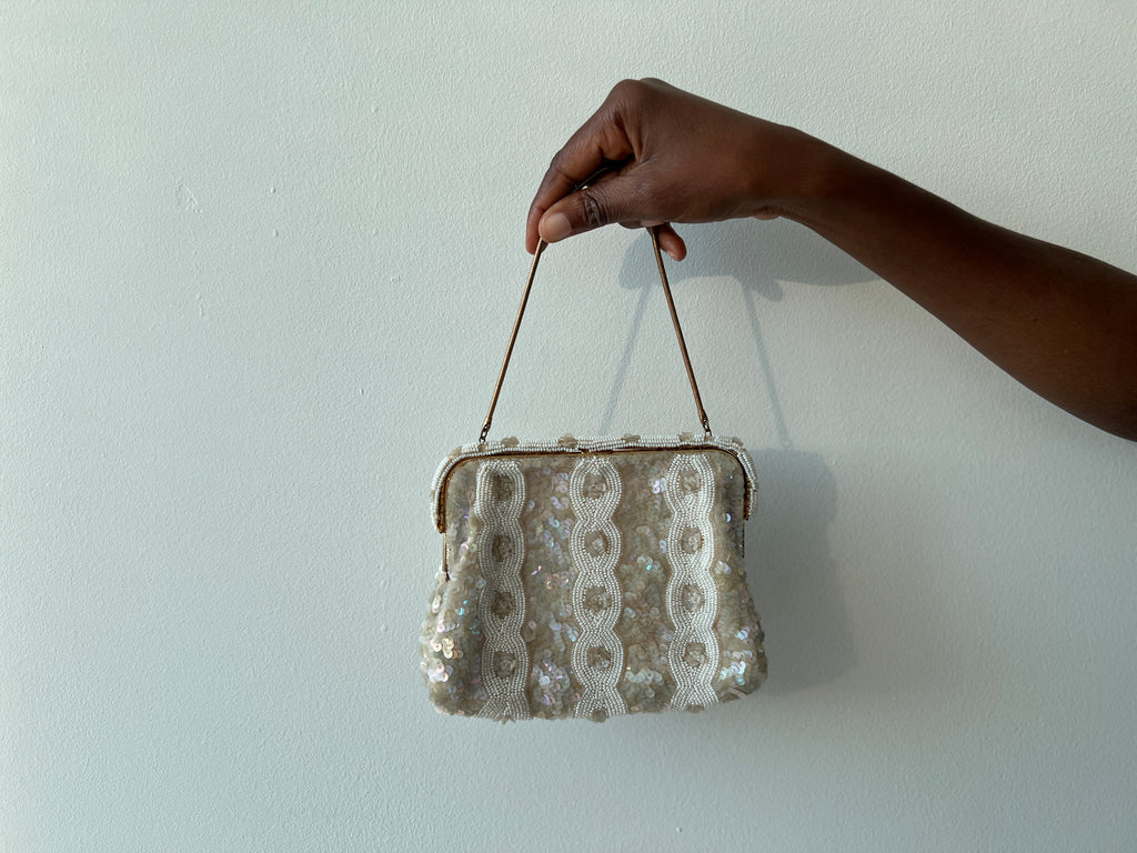 50s Delill sequin beaded purse