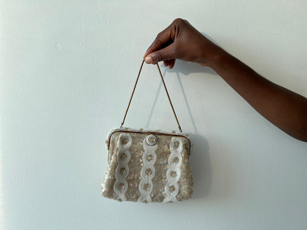 50s Delill sequin beaded purse